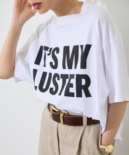 Whim Gazette(ウィムガゼット)の「フロントロゴTシャツ(Tシャツ/カットソー・レディース・チャコールグレー/オフホワイト・FREE)」の7枚目の写真