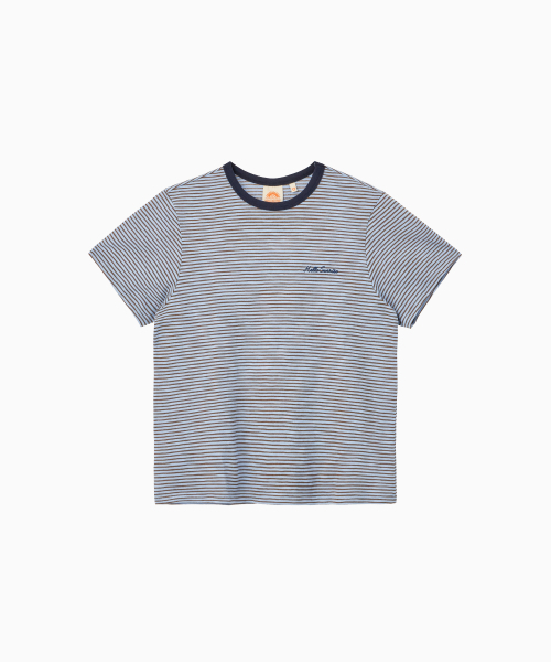 HELLO SUNRISE（ハローサンライズ）の「HS VTG Stripe Tee(W)_Sky Blue（Tシャツ/カットソー・レディース・スカイブルー・OS）」の2枚目の写真