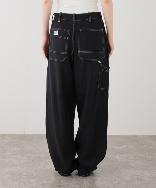 FRAMeWORK（フレームワーク）の「UNION HERCULES/ユニオンヘラクレス work pants（デニムパンツ・レディース・ベージュ/ブラック・28/30）」の16枚目の写真