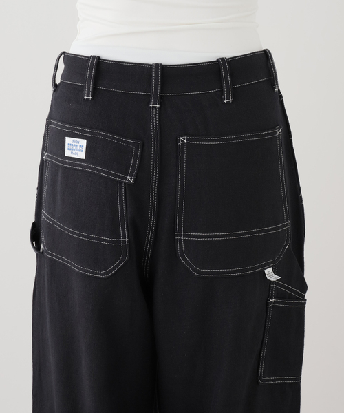 FRAMeWORK（フレームワーク）の「UNION HERCULES/ユニオンヘラクレス work pants（デニムパンツ・レディース・ベージュ/ブラック・28/30）」の15枚目の写真