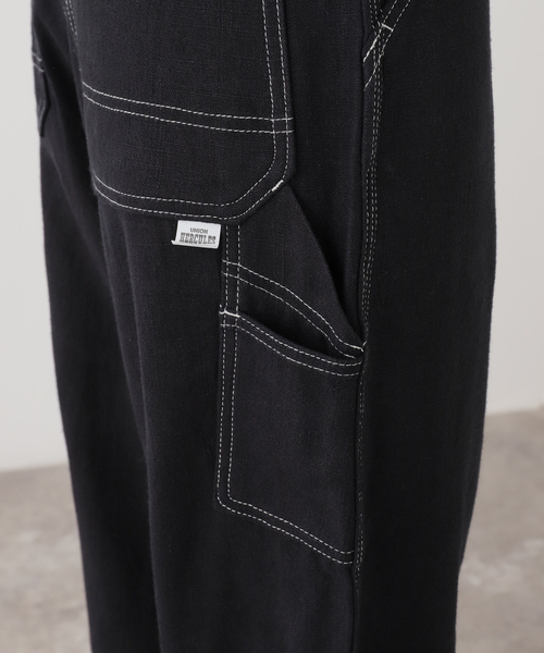 FRAMeWORK（フレームワーク）の「UNION HERCULES/ユニオンヘラクレス work pants（デニムパンツ・レディース・ベージュ/ブラック・28/30）」の12枚目の写真
