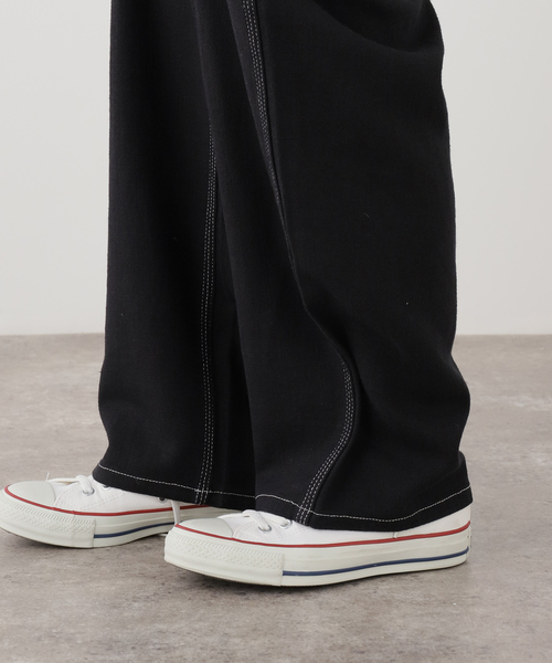 FRAMeWORK（フレームワーク）の「UNION HERCULES/ユニオンヘラクレス work pants（デニムパンツ・レディース・ベージュ/ブラック・28/30）」の11枚目の写真