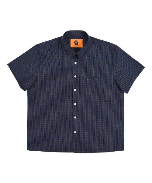 ERSCO(イーアルエスコ)の「チェックシャツ_ネイビー(シャツ/ブラウス・レディース・その他・X-LARGE/LARGE/MEDIUM)」の1枚目の写真