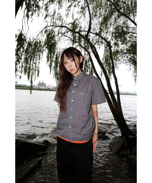 ERSCO(イーアルエスコ)の「チェックシャツ_ネイビー(シャツ/ブラウス・レディース・その他・X-LARGE/LARGE/MEDIUM)」の13枚目の写真