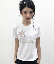 ロトスコア スリムフィット 半袖Tシャツ ホワイト
