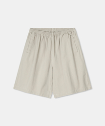 Ripstop pigment half pants / BEIGE