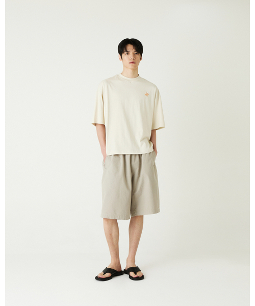 THEENDQUESTION(ジエンドクエスチョン)の「Ripstop pigment half pants / BEIGE(その他パンツ・レディース・その他・FREE)」の3枚目の写真