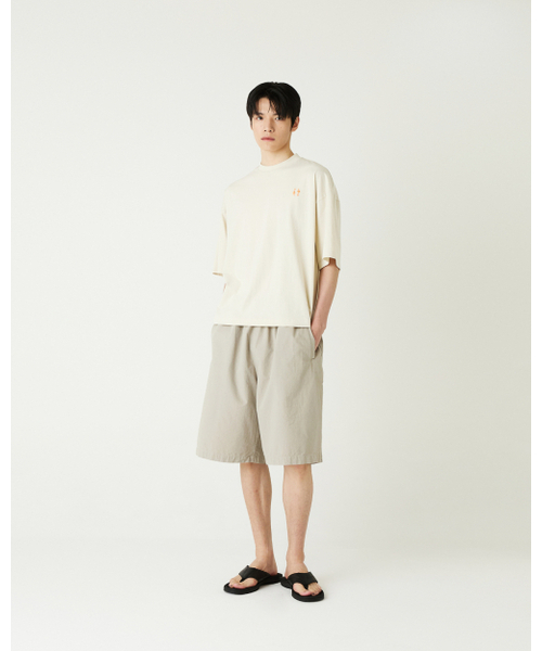 THEENDQUESTION(ジエンドクエスチョン)の「Ripstop pigment half pants / BEIGE(その他パンツ・レディース・その他・FREE)」の4枚目の写真