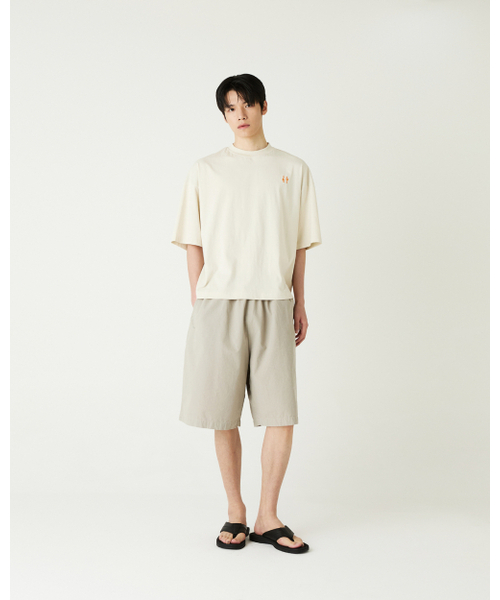 THEENDQUESTION(ジエンドクエスチョン)の「Ripstop pigment half pants / BEIGE(その他パンツ・レディース・その他・FREE)」の5枚目の写真
