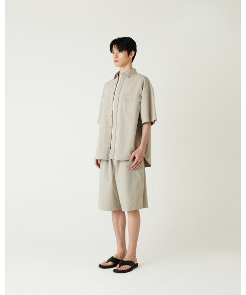 THEENDQUESTION(ジエンドクエスチョン)の「Ripstop pigment half pants / BEIGE(その他パンツ・レディース・その他・FREE)」の7枚目の写真
