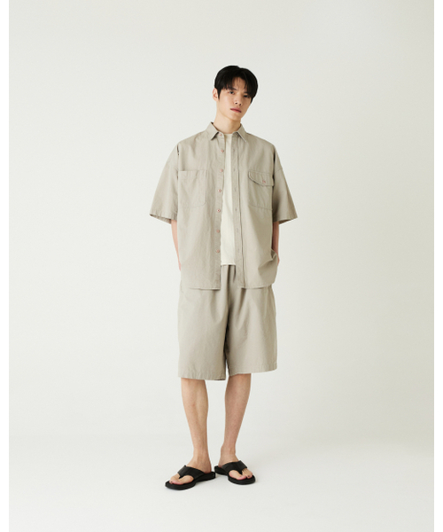 THEENDQUESTION(ジエンドクエスチョン)の「Ripstop pigment half pants / BEIGE(その他パンツ・レディース・その他・FREE)」の9枚目の写真