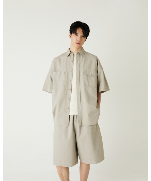 THEENDQUESTION(ジエンドクエスチョン)の「Ripstop pigment half pants / BEIGE(その他パンツ・レディース・その他・FREE)」の12枚目の写真