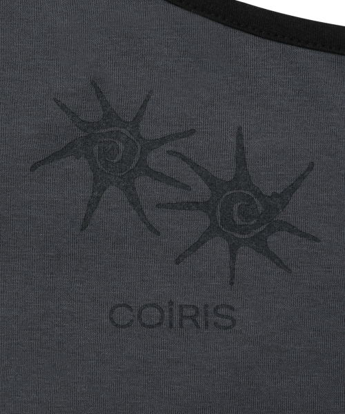 COIRIS(コイリス)の「デイズワンショルダー スリムライン配色スリーブレス (2カラー)(Tシャツ/カットソー・レディース・チャコールグレー/ブラック・FREE)」の9枚目の写真