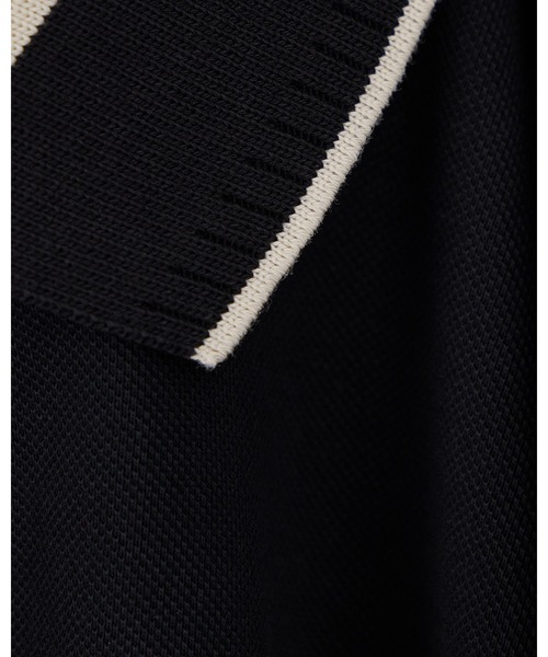 EMPORIO ARMANI（エンポリオアルマーニ）の「【エンポリオ アルマーニ】レギュラーフィット ポロシャツ コットンピケ（ポロシャツ・メンズ・ブラック/ブルー・X-SMALL/X-LARGE/MEDIUM/SMALL/LARGE）」の6枚目の写真