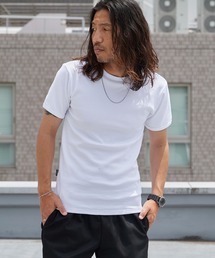 AVIREX | AVIREX/アビレックス DAILY S/S RIB CREW NECK TEE デイリー 半袖 リブ クルーネック Tシャツ タイト スリムフィット メンズ レディース 2026年 夏 夏服(Tシャツ/カットソー)