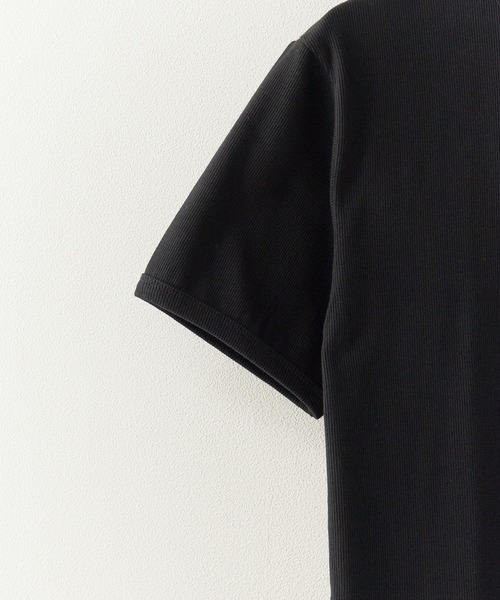 AVIREX（アヴィレックス）の「AVIREX/アビレックス DAILY S/S RIB CREW NECK TEE デイリー 半袖 リブ クルーネック Tシャツ タイト スリムフィット メンズ レディース 2026年 夏 夏服（Tシャツ/カットソー・メンズ・グレー/チャコール/オリーブ/ロイヤルブルー/ホワイト/ブラック・M/L/S）」の15枚目の写真