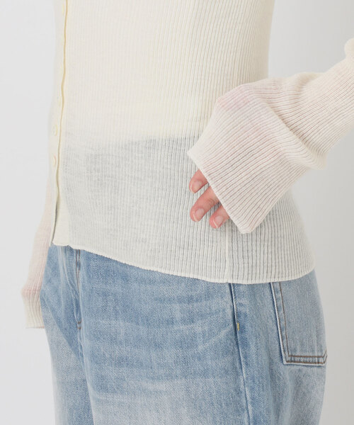 plage（プラージュ）の「《追加》R’IAM RIB SEER プルオーバー（ニット/セーター・レディース・ベージュ/アイボリー/ブラウン・FREE）」の17枚目の写真