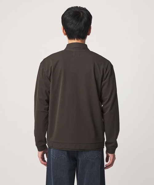 green label relaxing(グリーンレーベルリラクシング)の「アイスコットン カノコ カーディガン -接触冷感-(カーディガン/ボレロ・メンズ・ダークグレー/ダークブラウン・S/M/L/XL)」の10枚目の写真