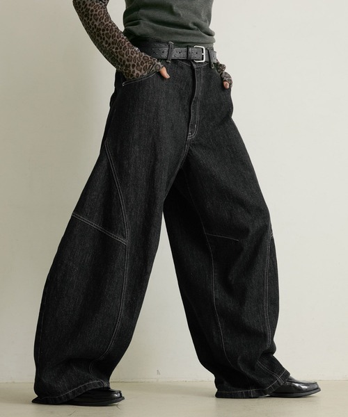 PBLIM(ページボーイリム)の「《UNISEX》フラップポケットデニム(デニムパンツ・レディース・インディゴブルー/ブラック・SMALL/MEDIUM/LARGE)」の6枚目の写真