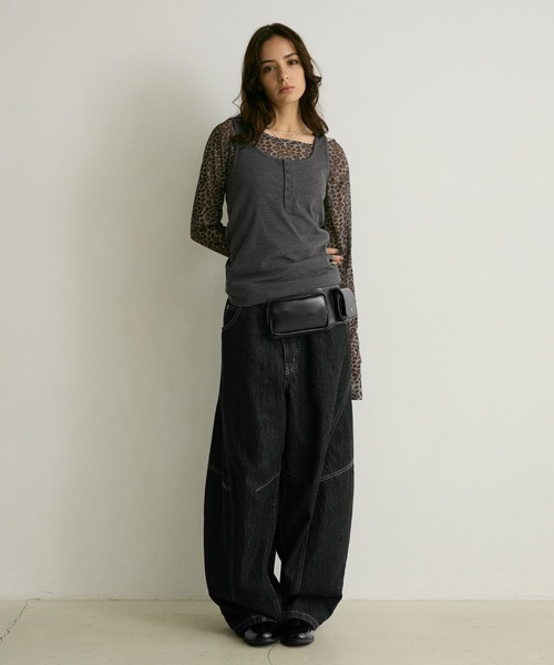 PBLIM(ページボーイリム)の「《UNISEX》フラップポケットデニム(デニムパンツ・レディース・インディゴブルー/ブラック・SMALL/MEDIUM/LARGE)」の8枚目の写真