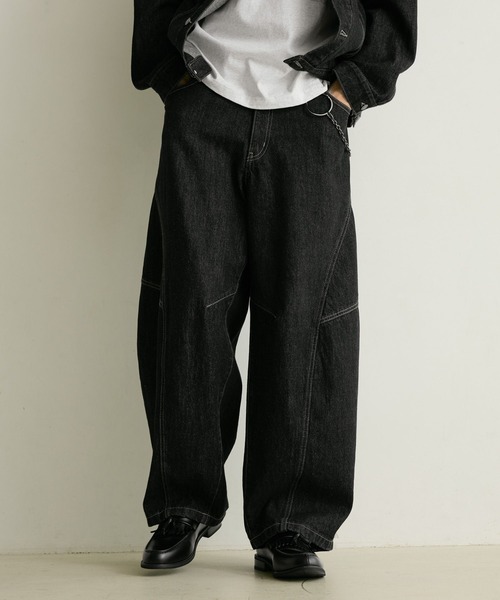 PBLIM(ページボーイリム)の「《UNISEX》フラップポケットデニム(デニムパンツ・レディース・インディゴブルー/ブラック・SMALL/MEDIUM/LARGE)」の11枚目の写真
