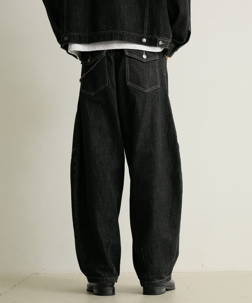 PBLIM(ページボーイリム)の「《UNISEX》フラップポケットデニム(デニムパンツ・レディース・インディゴブルー/ブラック・SMALL/MEDIUM/LARGE)」の13枚目の写真