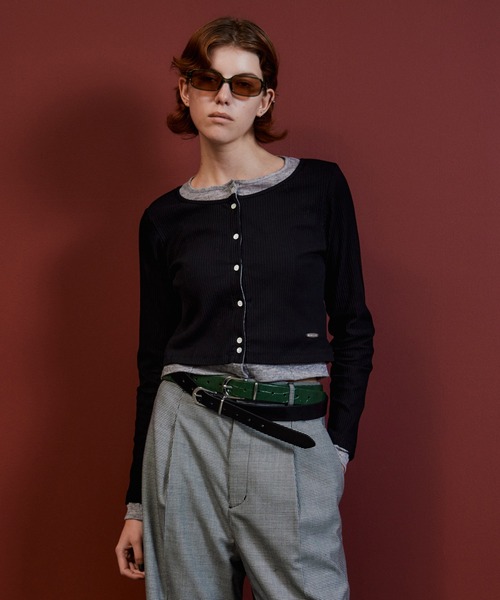 MAISON SPECIAL（メゾンスペシャル）の「【2026Autumn PRE-ORDER】Croc Belt/クロコベルト（ベルト・レディース・グリーン/ブラウン/ブラック・FREE）」の4枚目の写真