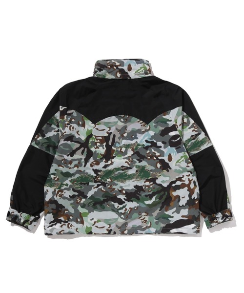 A BATHING APE(アベイシングエイプ)の「HYBRID CAMO SNOWBOARD JACKET(ミリタリージャケット・メンズ・マルチ/オリーブ・X-LARGE/LARGE/MEDIUM/SMALL)」の6枚目の写真