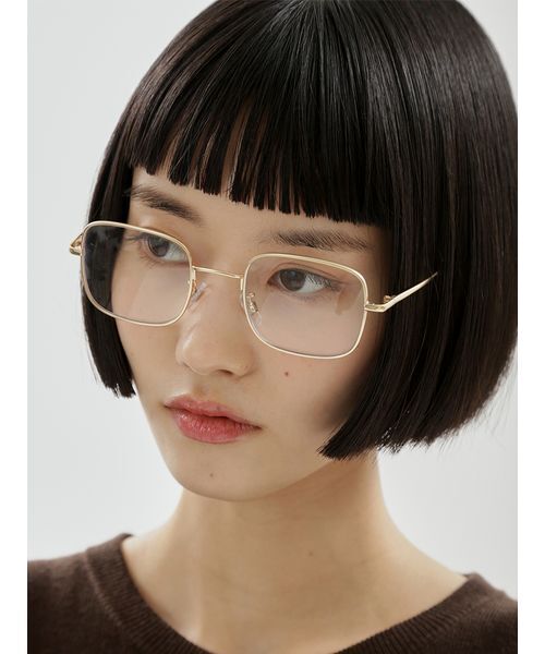 emmi(エミ)の「ヘキサゴンメタルフレームメガネ(メガネ・レディース・シルバー/ゴールド・F)」の21枚目の写真
