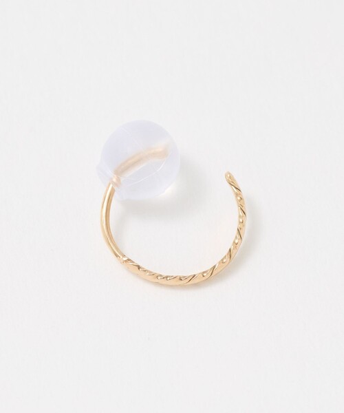 Steven Alan（スティーブンアラン）の「＜Toile＞TWIST HOOP/シングルピアス（ピアス（片耳用）・レディース・ゴールド・FREE）」の6枚目の写真