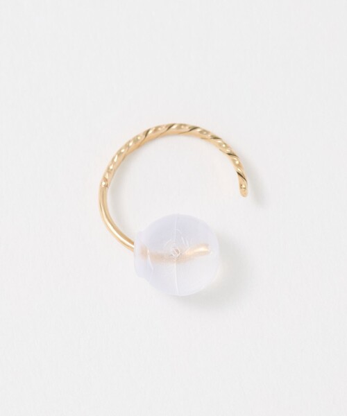 Steven Alan（スティーブンアラン）の「＜Toile＞TWIST HOOP/シングルピアス（ピアス（片耳用）・レディース・ゴールド・FREE）」の7枚目の写真
