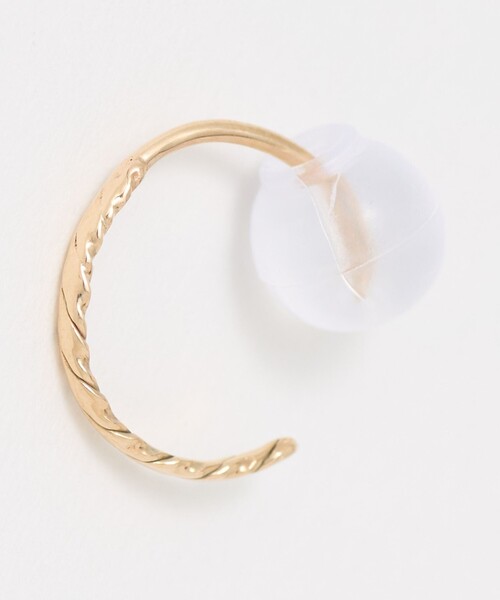 Steven Alan（スティーブンアラン）の「＜Toile＞TWIST HOOP/シングルピアス（ピアス（片耳用）・レディース・ゴールド・FREE）」の8枚目の写真