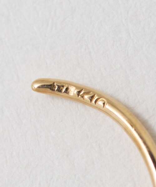 Steven Alan（スティーブンアラン）の「＜Toile＞TWIST HOOP/シングルピアス（ピアス（片耳用）・レディース・ゴールド・FREE）」の9枚目の写真