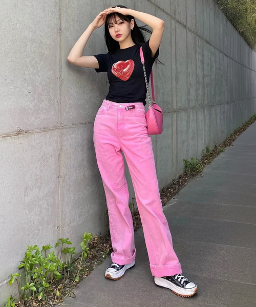 LOTSYOU(ロッツユー)の「LOTSYOU_THE FRIEND HEART CANDY Tee Black(Tシャツ/カットソー・レディース・その他・OS)」の5枚目の写真