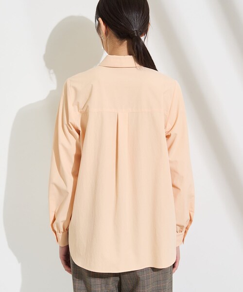 INDIVI(インディヴィ)の「【接触冷感/ストレッチ◎】取外し可ボウタイシャツ(シャツ/ブラウス・レディース・ライトブルー/オレンジ系/ホワイト・38/34/15 /13/05/19)」の19枚目の写真