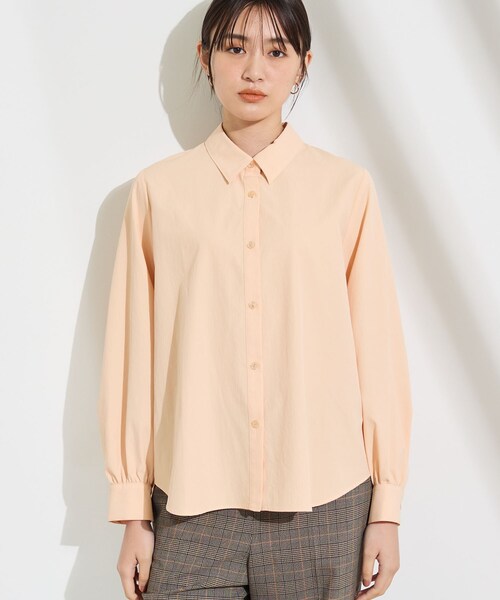 INDIVI(インディヴィ)の「【接触冷感/ストレッチ◎】取外し可ボウタイシャツ(シャツ/ブラウス・レディース・ライトブルー/オレンジ系/ホワイト・38/34/15 /13/05/19)」の20枚目の写真