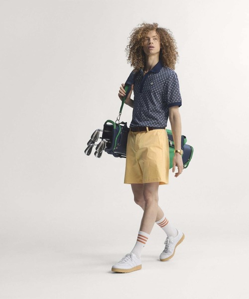 adidas(アディダス)の「オリジナルス オールオーバー トレフォイル ポロ【adidas Golf/アディダスゴルフ】(ポロシャツ・メンズ・ブルー・SMALL/MEDIUM/LARGE/3XL/XX-LARGE/X-LARGE)」の8枚目の写真