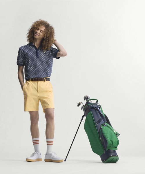 adidas(アディダス)の「オリジナルス オールオーバー トレフォイル ポロ【adidas Golf/アディダスゴルフ】(ポロシャツ・メンズ・ブルー・SMALL/MEDIUM/LARGE/3XL/XX-LARGE/X-LARGE)」の9枚目の写真