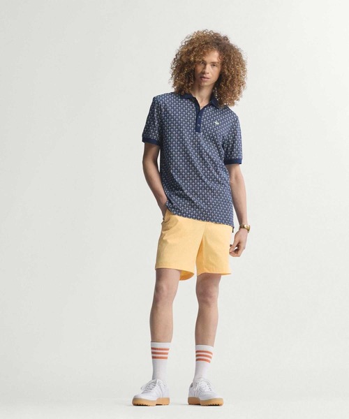 adidas(アディダス)の「オリジナルス オールオーバー トレフォイル ポロ【adidas Golf/アディダスゴルフ】(ポロシャツ・メンズ・ブルー・SMALL/MEDIUM/LARGE/3XL/XX-LARGE/X-LARGE)」の7枚目の写真