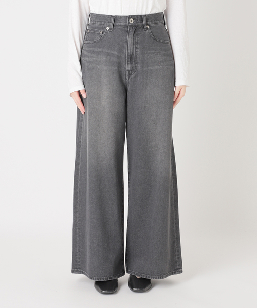 JOURNAL STANDARD relume(ジャーナルスタンダード レリューム)の「コットンツイルワイドパンツ(デニムパンツ・レディース・チャコールグレー/ブラウン/ベージュ・38/36)」の22枚目の写真