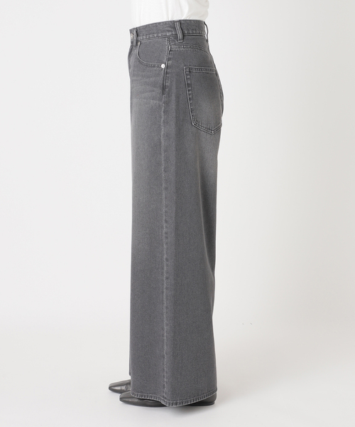 JOURNAL STANDARD relume(ジャーナルスタンダード レリューム)の「コットンツイルワイドパンツ(デニムパンツ・レディース・チャコールグレー/ブラウン/ベージュ・38/36)」の21枚目の写真