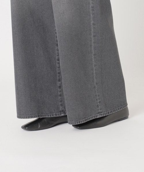 JOURNAL STANDARD relume(ジャーナルスタンダード レリューム)の「コットンツイルワイドパンツ(デニムパンツ・レディース・チャコールグレー/ブラウン/ベージュ・38/36)」の12枚目の写真