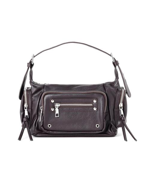 ROYAL FLASH（ロイヤルフラッシュ）の「MAVYTH/メヴィス/MULTI POCKET SHOULDER BAG（ショルダーバッグ・レディース・ブラック/アイボリー/ブラウン・F）」の3枚目の写真