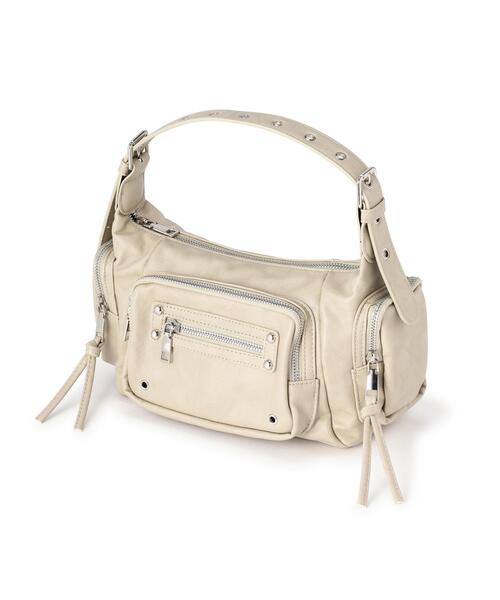 ROYAL FLASH（ロイヤルフラッシュ）の「MAVYTH/メヴィス/MULTI POCKET SHOULDER BAG（ショルダーバッグ・レディース・ブラック/アイボリー/ブラウン・F）」の6枚目の写真