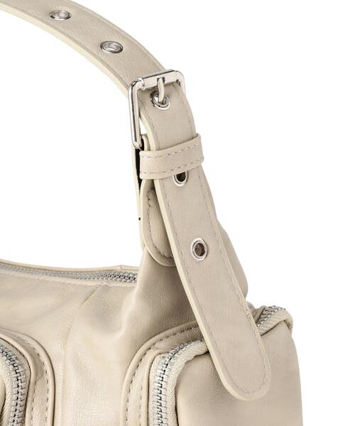 ROYAL FLASH（ロイヤルフラッシュ）の「MAVYTH/メヴィス/MULTI POCKET SHOULDER BAG（ショルダーバッグ・レディース・ブラック/アイボリー/ブラウン・F）」の8枚目の写真