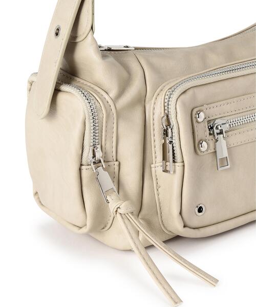 ROYAL FLASH（ロイヤルフラッシュ）の「MAVYTH/メヴィス/MULTI POCKET SHOULDER BAG（ショルダーバッグ・レディース・ブラック/アイボリー/ブラウン・F）」の11枚目の写真