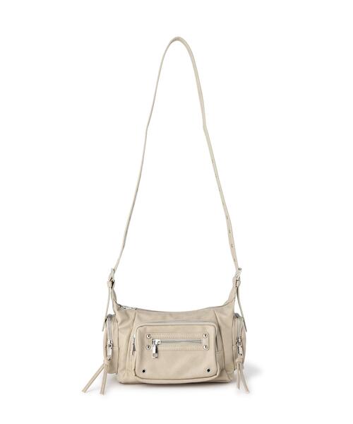 ROYAL FLASH（ロイヤルフラッシュ）の「MAVYTH/メヴィス/MULTI POCKET SHOULDER BAG（ショルダーバッグ・レディース・ブラック/アイボリー/ブラウン・F）」の16枚目の写真