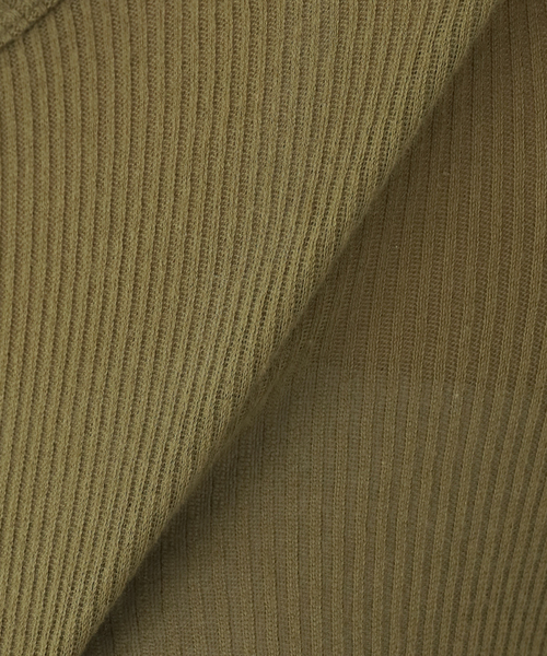 INSCRIRE（アンスクリア）の「INSCRIRE/アンスクリア Gauze Teleco Long Sleeve Tee ロングスリーブTシャツ（Tシャツ/カットソー・レディース・ライトグレー/カーキ・FREE）」の10枚目の写真