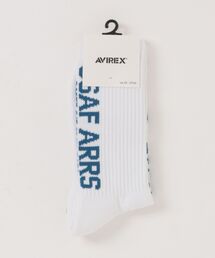 AVIREX（アヴィレックス）の「AVIREX/アヴィレックス　1P USAF ARRS クルーソックス（ソックス/靴下）」