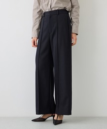 センタープレスワイドパンツ